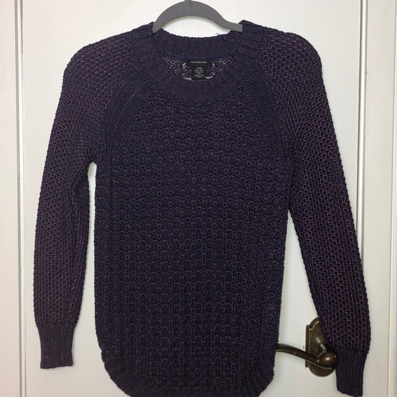 Calvin Klein Jeans Sweaters - Calvin Klein’s purple sweater size S/P/Ch